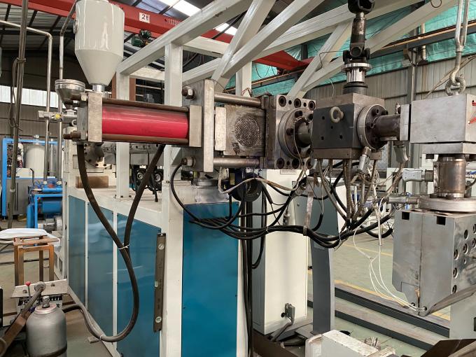 PET-PS-PC-Plattenherstellungsmaschine Kunststoffweiches Vorhangblatt-Extrusionsgerät 1