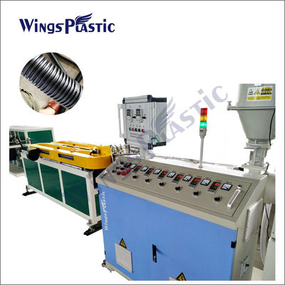 Hdpe-Wasserrohr-Produktionslinie 16-50 mm Einwand-Wallrohr-Schleimhaube-Extruder