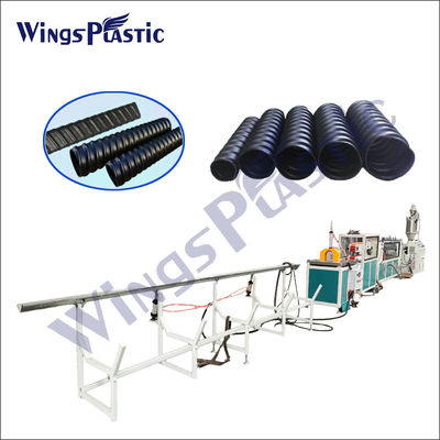 Gewundenes PET gewölbte Rohr-Extruder-Maschinen-Bau PET Wickelfalzrohr-Extruder-Maschine