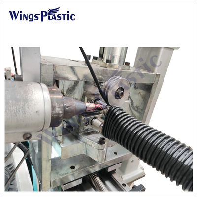 PLC 220V/380V steuerte Kunststoffrohr-Extruder-Maschine mit der Luft-/Wasserkühlung