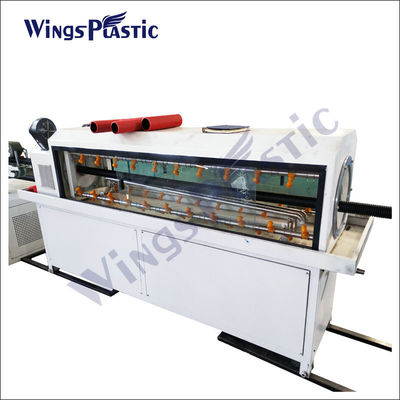 Hohes produktives HDPE doppel-wandige gewölbte Rohr-Verdrängungs-Linie des Rohr-Abwasser-DWC, die Maschine herstellt