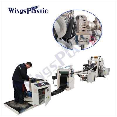 HDPE-LDPE-HÜFTEN-PVC-Blatt, das PET-PVC EVA Waterproof Sheet Extrusion Machine macht