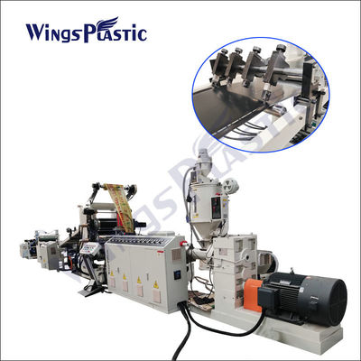 PVC-Blatt-Extrusionsmaschine Extruder-Maschine-Linie Kunststoffblech-Extrusionsmaschine