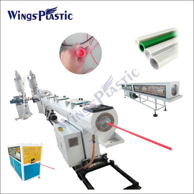 Plastik-HDPE-PET pp. PPR Wasserversorgungs-elektrische Leitungsrohr-Verdrängungs-Produktion, die Maschine ppr Rohrmaschine herstellt