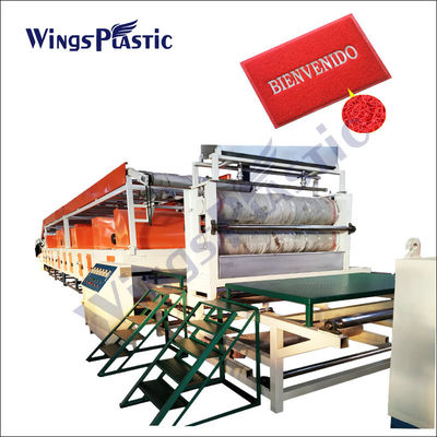 Plastik-PVC-Spulen-Kissen-Boden-Mat Indoor-Spulenmatte Maschinen-PVCplastikspulen-Schleifenmatte, die Maschine herstellt