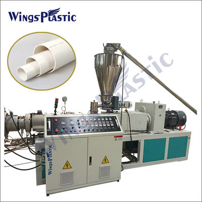 Plastik-PVC-Rohrmaschine, die 20-110mm PVC-Wasserleitungsherstellermaschinen-PVC-Rohr herstellt Maschine herstellt