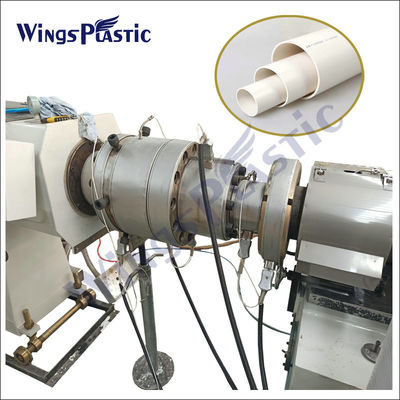 Plastik-PVC-Rohr, das Maschinen-Rohr-Extruder-Kunststoffrohr-Verdrängungs-Maschine herstellt