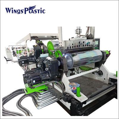 Kundengebundene T-Würfel Form Plastik-PC HAUSTIER-EVA PS Blatt-Extruder-Maschine