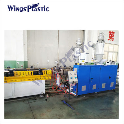 PE-PVC-Doppelwand-Wallrohr-Extrusionsleitung Extruder-Maschine