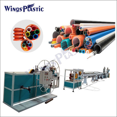 HDPE-PET verkabeln Micropipe-Bündel-Mantelrohr-Verdrängungs-Maschinen-Fertigungsstraße