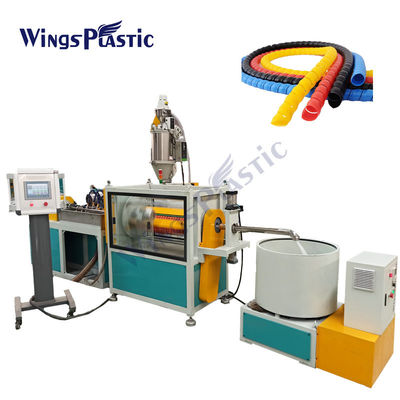 PA-Spiralen-Verpackungs-Schutz-Hose Pipe Extruder-Maschine des PET-pp. mit einzelnem Schraubenzieher