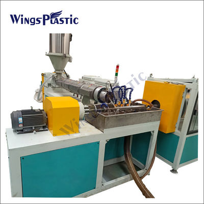 Beflügelt PA-Spiralen-Kabel-Schutz-Schlauch-Extruder-Maschine des PLC-Steuer-PET-pp.