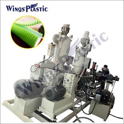 HDPE-Produktionslinie für doppelte Wandgewölbte Rohre