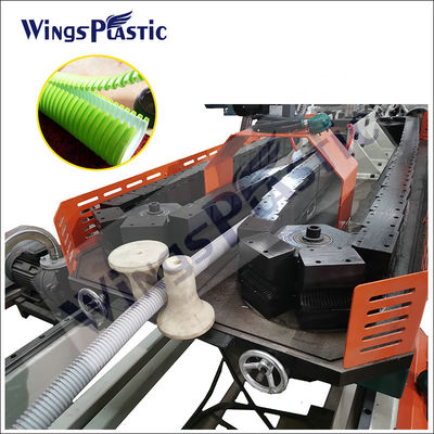 HDPE-Produktionslinie für doppelte Wandgewölbte Rohre