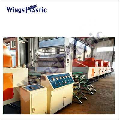 PVC-Doppelfarbige Spulenmattenmachmaschine Modell Nr. SJ100/30 10-19 mm Dicke