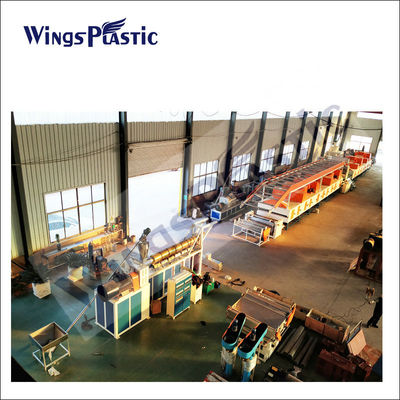 PVC-Doppelfarbige Spulenmattenmachmaschine Modell Nr. SJ100/30 10-19 mm Dicke