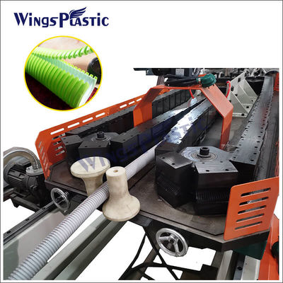 HDPE-PVC-Doppelwandgewölbte Kunststoffrohr-Extrusionsmaschine