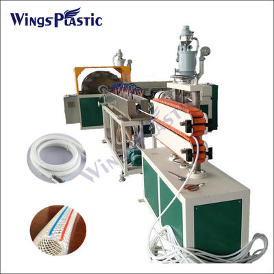 Billiges Preis Weiches PVC-Fasern verstärkt geflochtenen Garten Schlauchmachmaschine Extrusionslinie