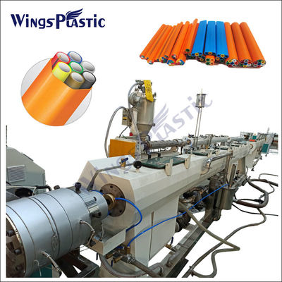 PE Mikroduct Optische Kabel Schutz Gehäuse Rohr Extrusion Macherei Linie Einzelschraube
