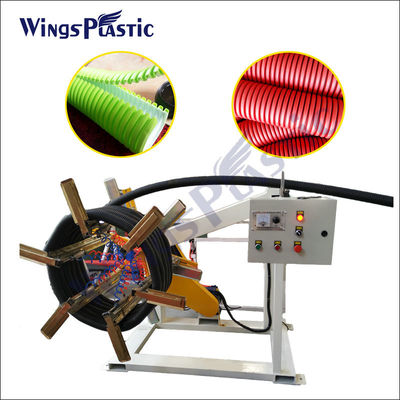 Hochgeschwindigkeits-HDPE-Doppelwand-Wallrohr-Produktionslinie Kunststoff-Extruder-DWC-Rohrhersteller