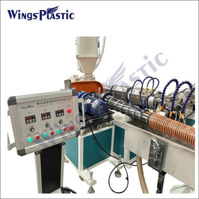 Pvc-Sauchschlauch-Extrusionslinie Spiralverstärkte Schlauch-Produktionslinie Rohr-Extrusionsmaschine