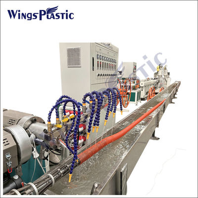 Pvc-Sauchschlauch-Extrusionslinie Spiralverstärkte Schlauch-Produktionslinie Rohr-Extrusionsmaschine