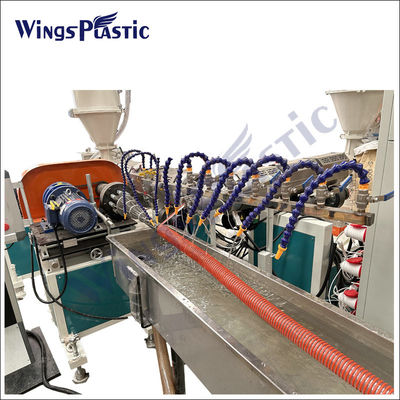 PVC-Spiralverstärkte Saugschlauchröhre Herstellungsprozess Extrusionsmaschine