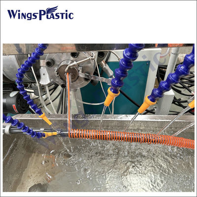PVC-Spiralverstärkte Saugschlauchröhre Herstellungsprozess Extrusionsmaschine