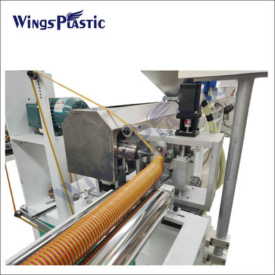 Kunststoff-Doppel-Twin-Colors EVA LLDPE Spiral-Vakuum-Schwimmbad-Rohr-Extrusionsleitung